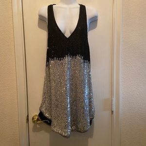 Free People CUTE Sequins Dress EUC Sz S